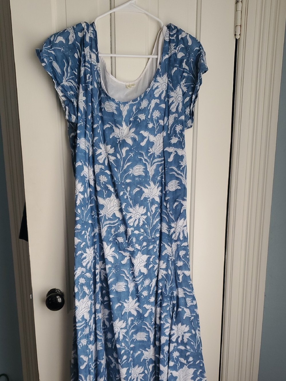 Floral Maxi Dress- Green Bird